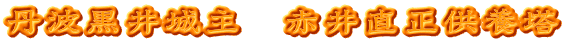 丹波黒井城主　赤井直正供養塔
