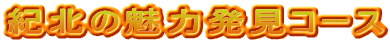 紀北の魅力発見コース