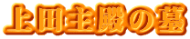上田主殿の墓